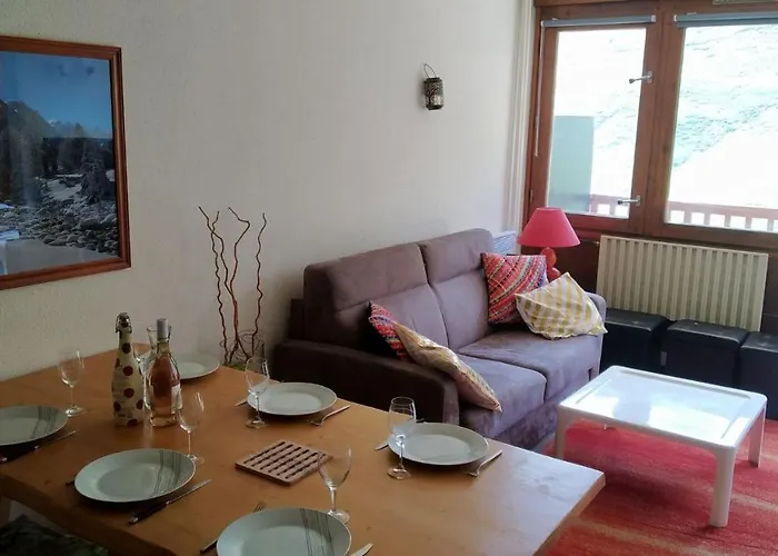 Superbe Vue Panoramique Pied Des Pistes