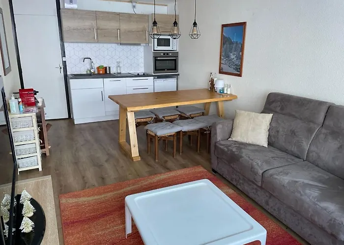 Superbe Vue Panoramique Pied Des Pistes *